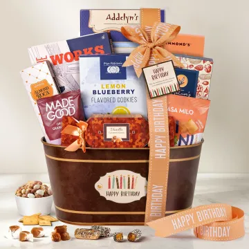 Birthday Snacks Gift Basket