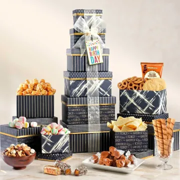 Deluxe Birthday Gift Tower