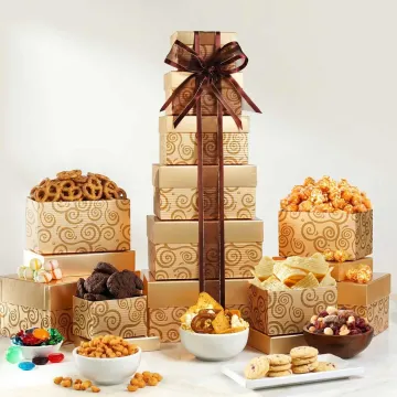 Deluxe Festive Gift Tower