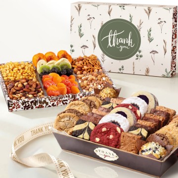 Deluxe Thank You Bakery & Dried Fruit Duo