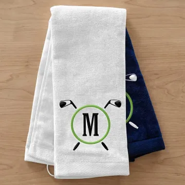 Father's Day Personalized Gold Club Towel