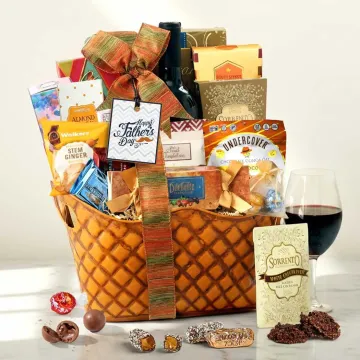 Fathers Day Premium Wine Basket