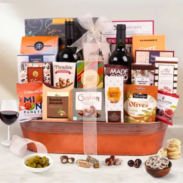 Gourmet Extravagant Wine Basket