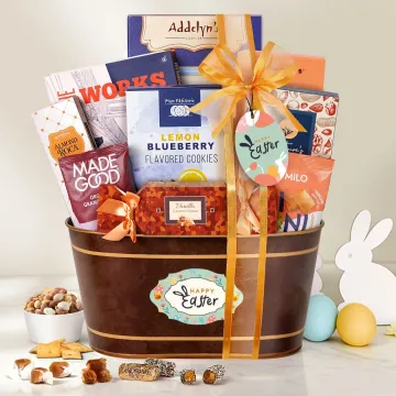Happy Easter Snacks Gift Basket