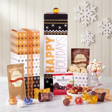 Happy Holidays Gourmet Gift Box Set