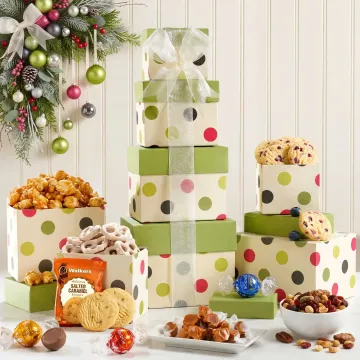 Holiday Celebration Gift Tower