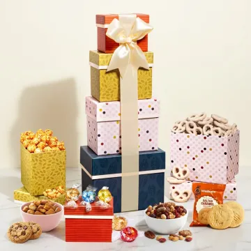 Holiday Sweets Gift Tower