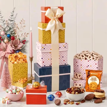 Holiday Sweets Gift Tower