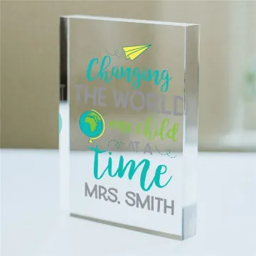 Personalized Teacher Acrylic Keepsake