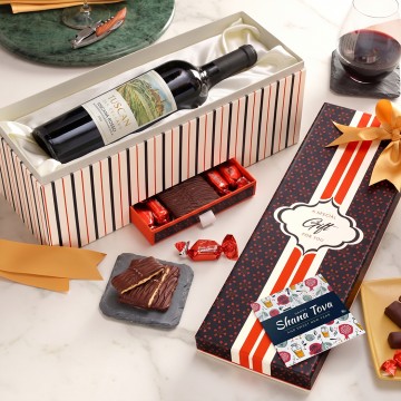 Rosh Hashanah Wine & Chocolate Gift Box