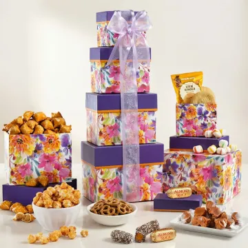 Snacks and Sweets Gift Tower