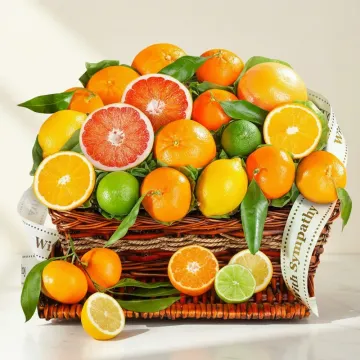 Sympathy Wishes Citrus Fruit Basket