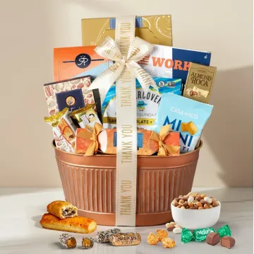 Thank You Cheerful Treats Gift Basket