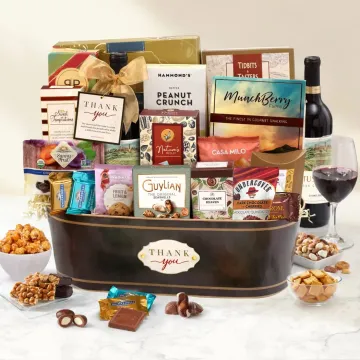 Thank You Signature Wine Gift Basket