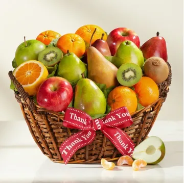 Thank You Wishes Fruit Basket