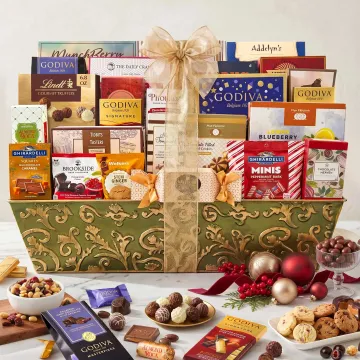 The Ultimate Holiday Indulgence Gift Basket
