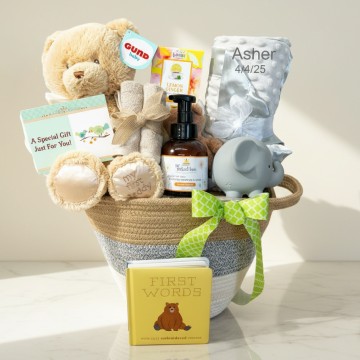 Adorable Animal Baby Gift Basket