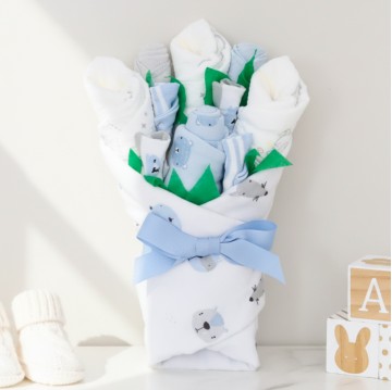 Baby Boy Layette Bouquet