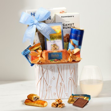 Baby Boy Moscato Gift Basket