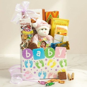 Baby Girl Gift Basket