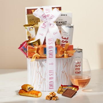 Baby Girl Rose Gift Basket