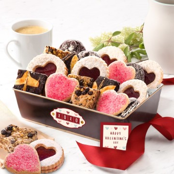 Be Mine Gourmet Brownie & Cookies Gift Basket