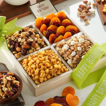 Birthday Hearty Dried Fruit & Nut Tray