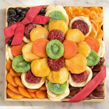 Blooming Floral Dried Fruit Tray