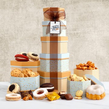 Deluxe Bakery Fathers Day Gift Tower