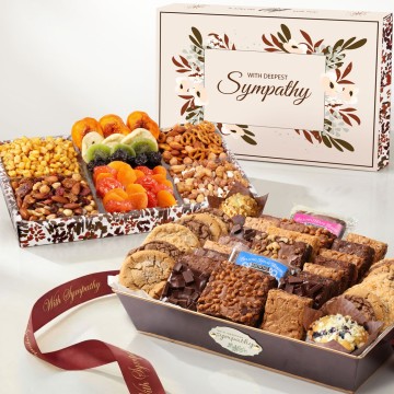 Deluxe Sympathy Bakery & Dried Fruit Duo