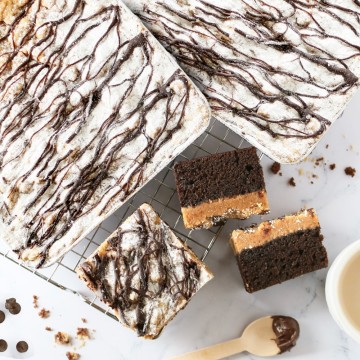 Double Chocolate Crumb Cake