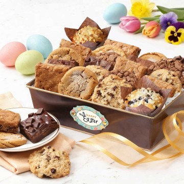 Gourmet Brownie & Cookies Easter Gift Basket