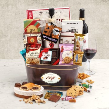 Halloween Wine Gift Basket