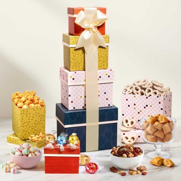 Holiday Sweets Gift Tower