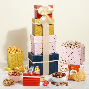 Holiday Sweets Gift Tower