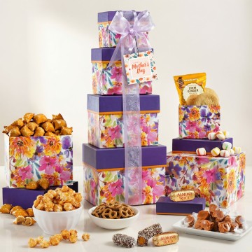 Mothers Day Floral Gift Tower