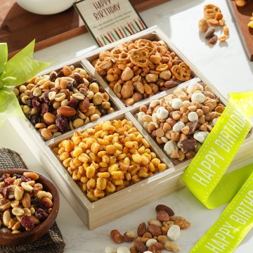 Nutty Assortment Birthday Gift Tray