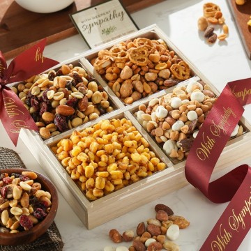 Nutty Assortment Sympathy Gift Tray