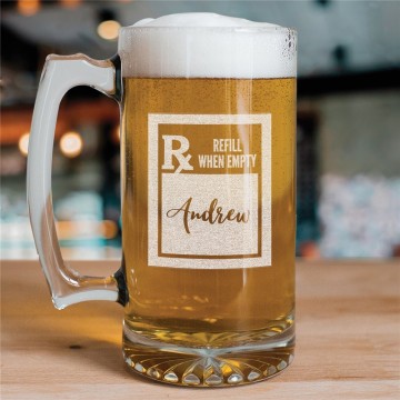 Personalized Prescription Beer Mug