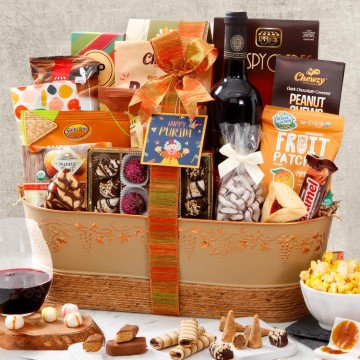 Rustic Radiance Purim Gift Basket