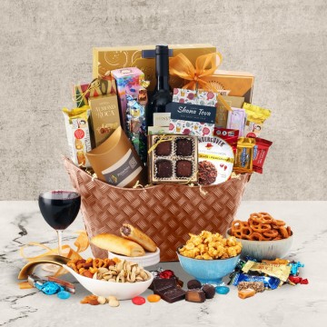 Sweet New Year Wishes Wine Basket