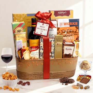 Valentine Delights Gift Basket