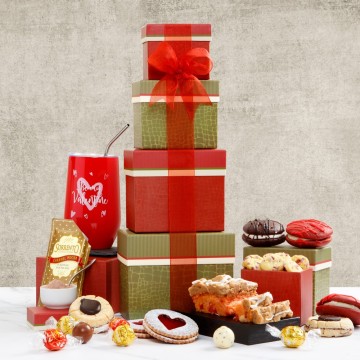 Valentines Day Bakery Gift Tower