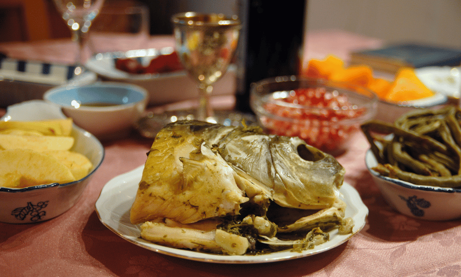 rosh hashanah fish head
