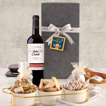 3 Sectional Duet Purim Gift Box