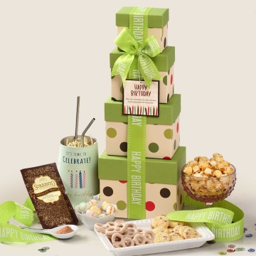 Birthday Delight Gift Tower