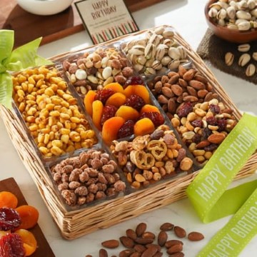 Birthday Dried Fruit Collection Gift Tray