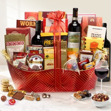 Executive Collection Wine Gift Basket