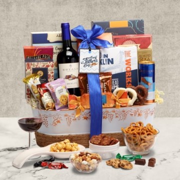 Fathers Day Wine Duo Gift Basket