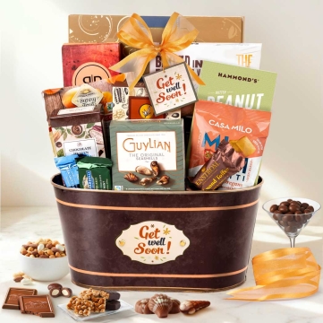 Get Well Soon Delights Gift Basket